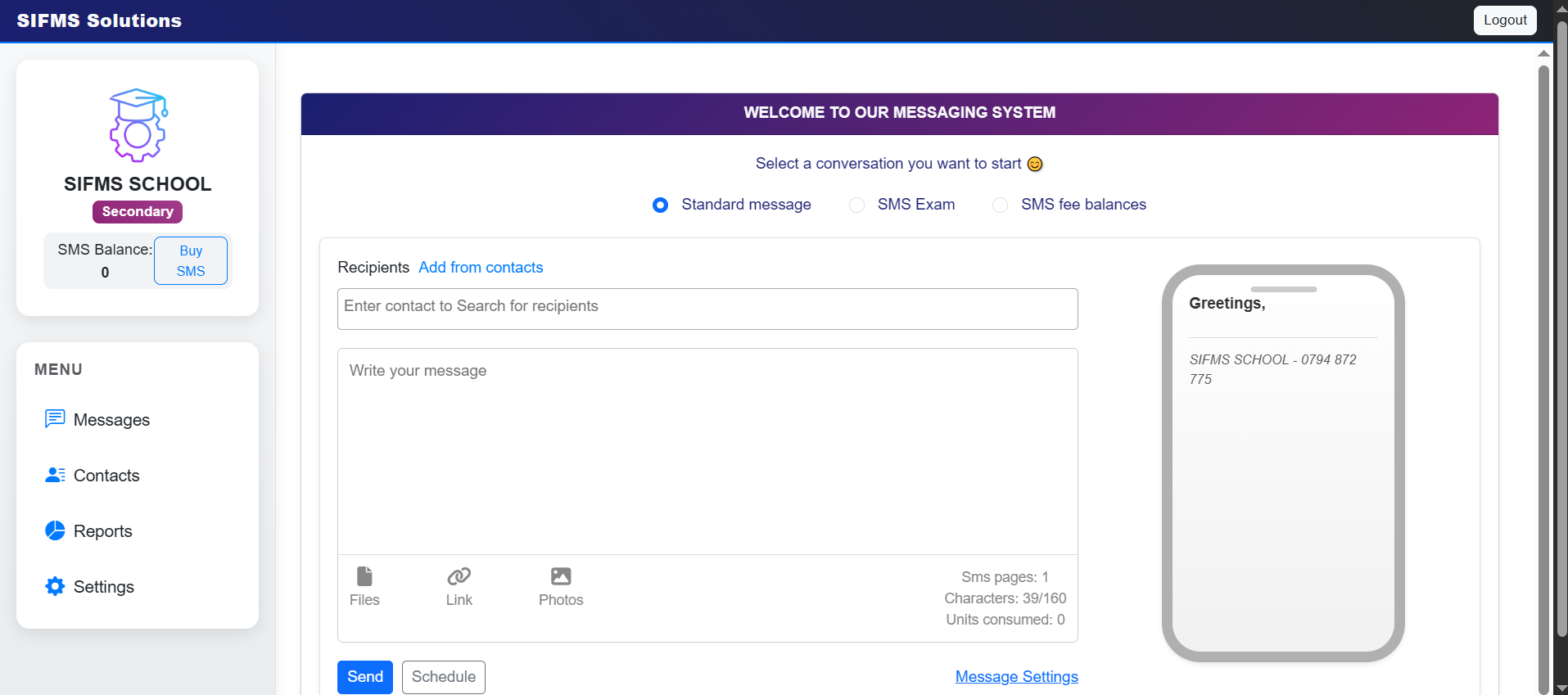 Dashboard Preview